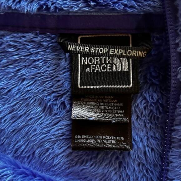 The North Face Women's Blue/purple Osito Full Zip Fleece Jacket size medium - Picture 14 of 16